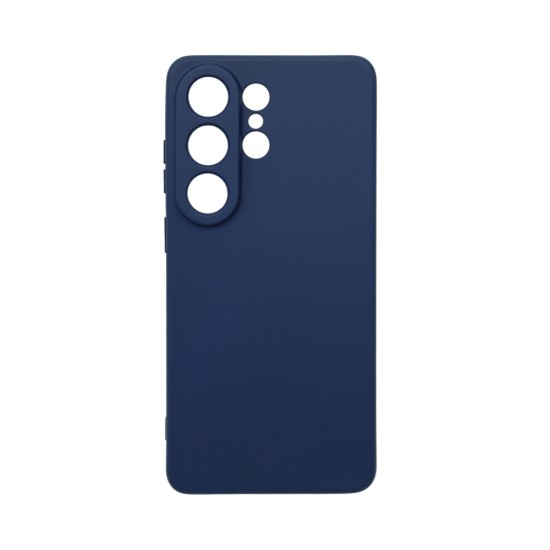 Silicone Case with Camera Shield for Samsung Galaxy S26 Ultra Dark Blue